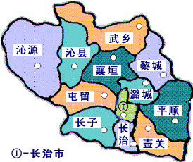 长治市行政区划   查看地图 长治市概况        长治市政区位于山西图片