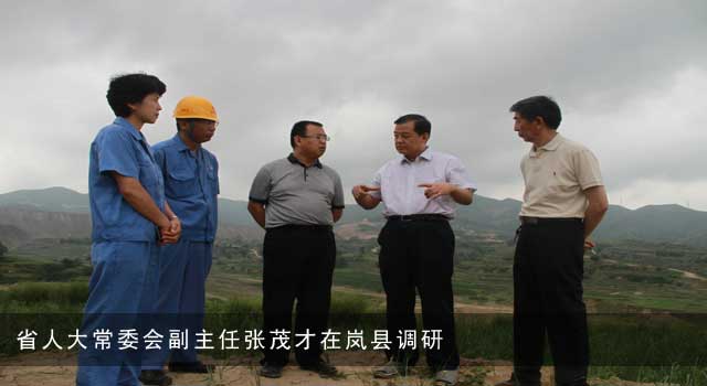 省人大常委会副主任张茂才在岚县调研