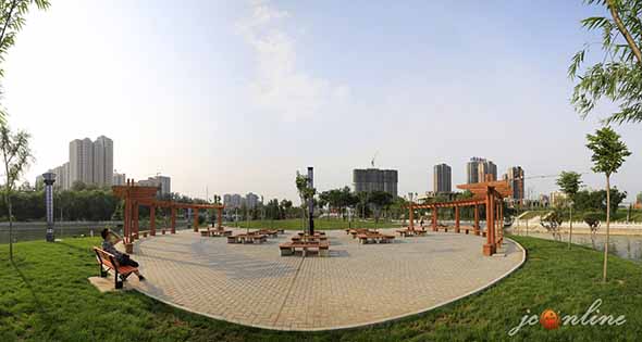 晋城白水河公园：水绿相融