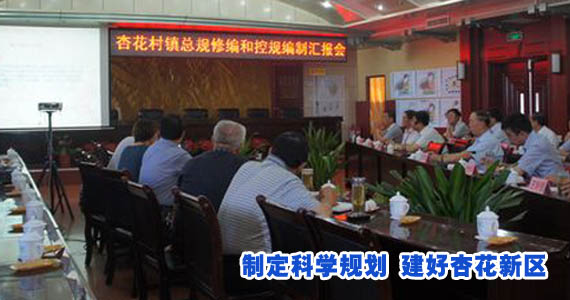 制定科学规划 建好杏花新区