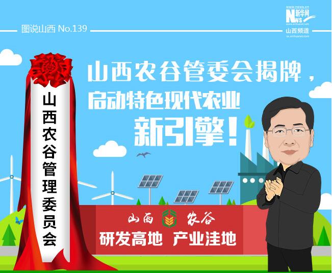 【图说】山西农谷管委会揭牌，启动特色现代农业新引擎！