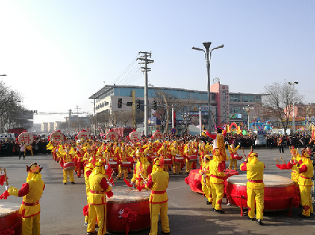 太谷系列民间社火表演&mdash;&mdash;欢天喜地闹元宵