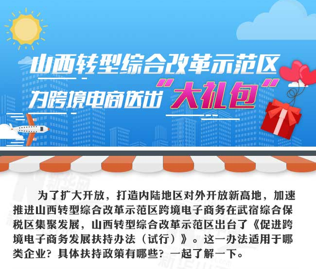 山西转型综合改革示范区为跨境电商送出“大礼包”