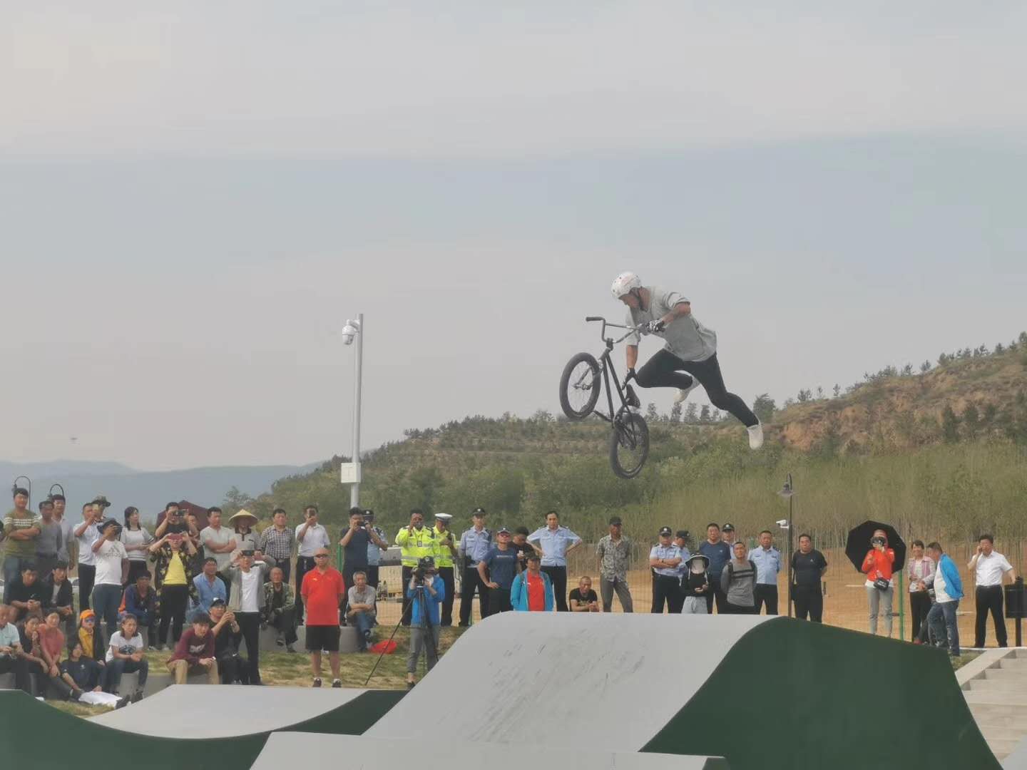 BMX小轮车自由式联赛分站赛 山西鲍佳富获得亚军