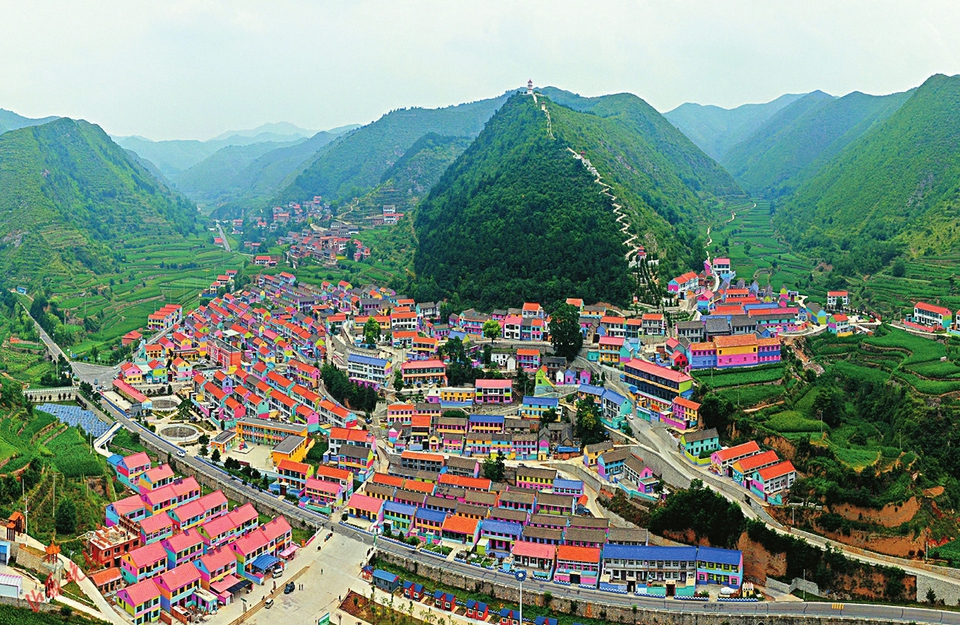 彩色乡村
