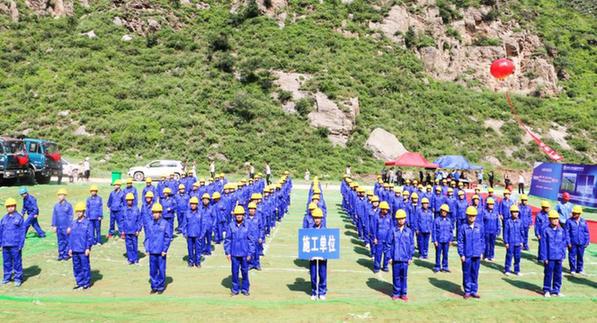 山西建投安装集团承建的忻州市450兆瓦风电项目开工