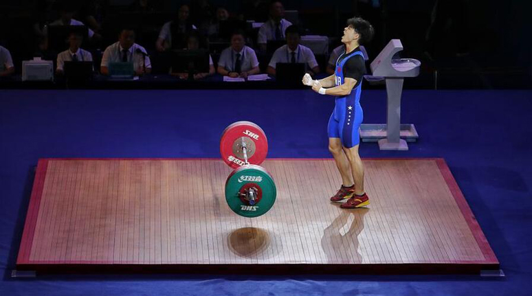 举重——体校甲组男子61公斤级决赛赛况