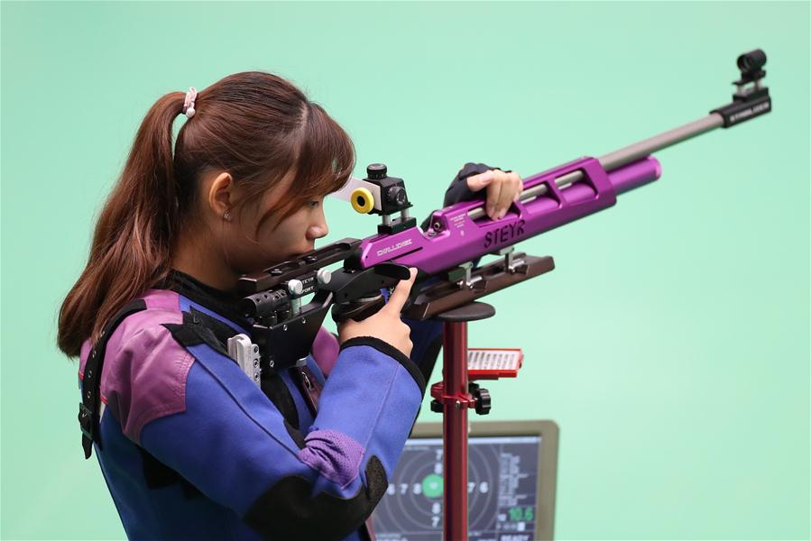 射擊——體校甲組10米氣步槍混合團體決賽賽況