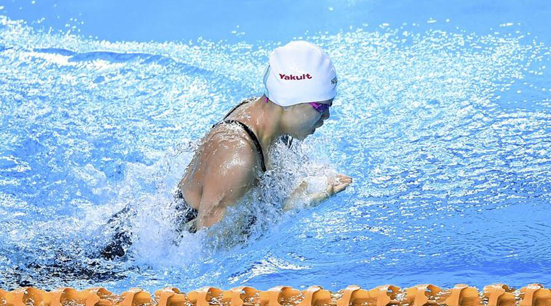 游泳——體校甲組女子100米蛙泳決賽賽況