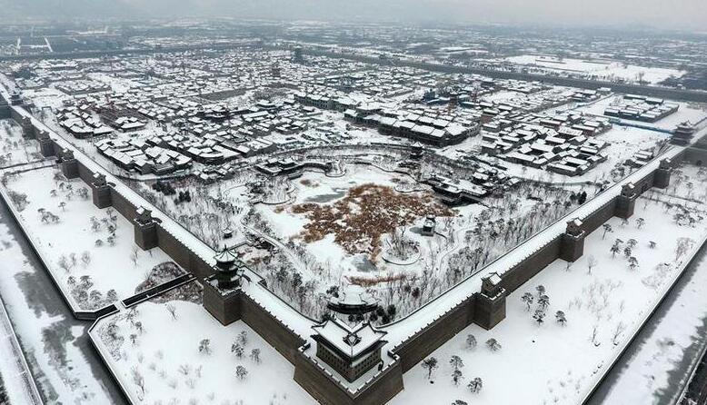 雪落太原古縣城
