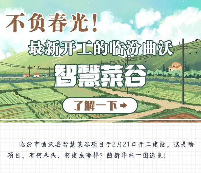 不负春光！最新开工的临汾曲沃智慧菜谷了解一下