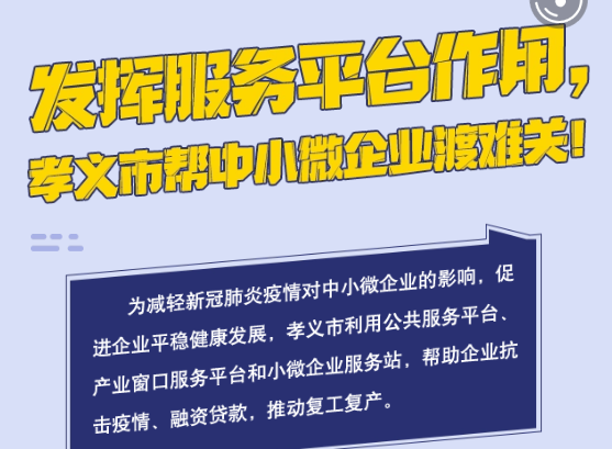 发挥服务平台作用 孝义市帮中小微企业渡难关