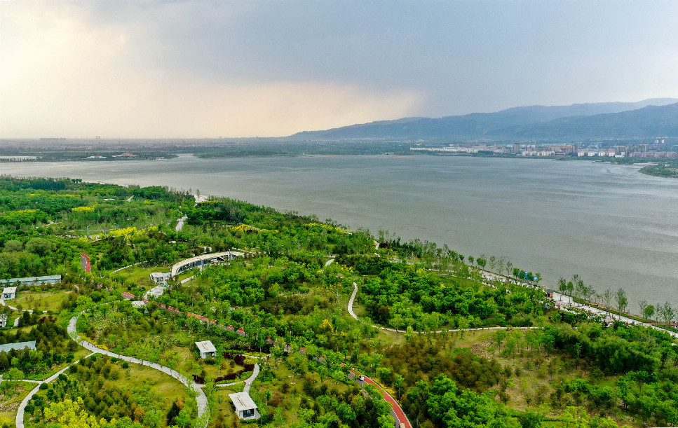 【航拍三晉明珠】晉陽湖水重煥生機