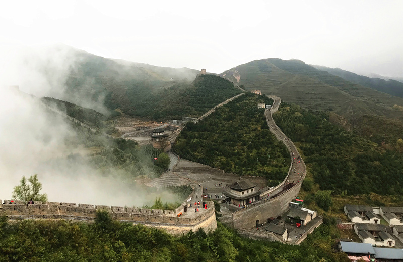 烟雨空蒙雁门关