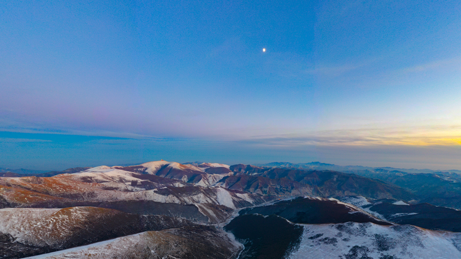 【“飞阅”中国】初冬五台山：云山雾海 旭日初升