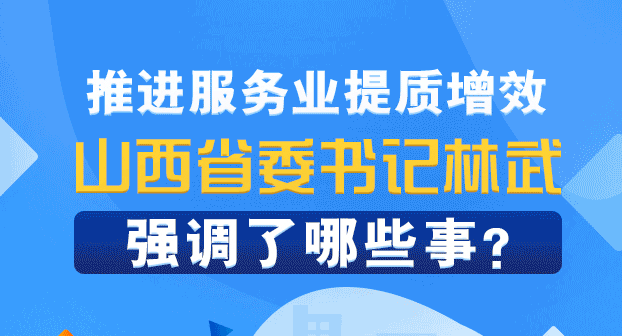 推进服务业提质增效，山西省委书记林武强调了哪些事？