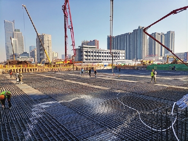 太原轨道交通1号线下元站完成重大节点施工