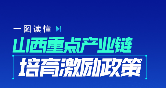 一图读懂山西重点产业链培育激励政策