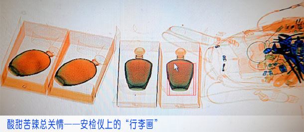 酸甜苦辣总关情——安检仪上的“行李画”