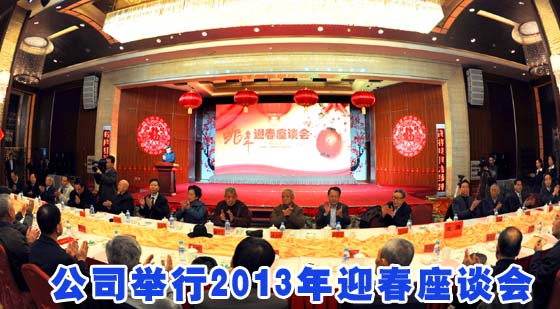 公司举行2013年迎春座谈会