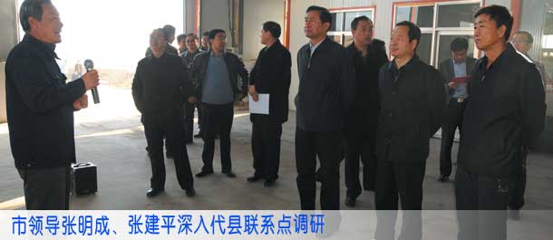 市领导张明成,张建平深入代县联系点调研